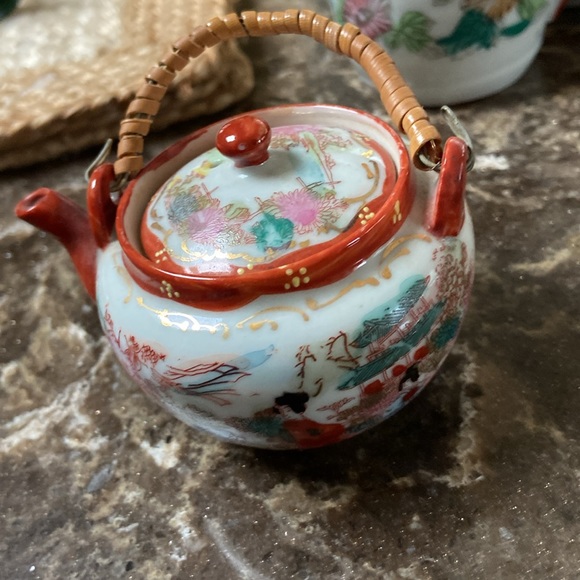 3 small Asian oriental teapots mini Vintage euc - Picture 10 of 13